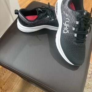 Ryka Black and White Running Sneakers